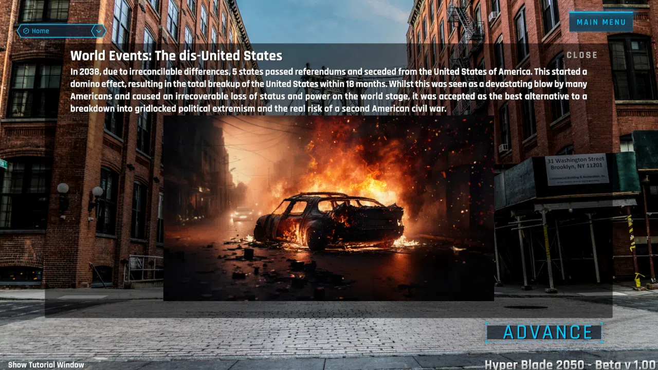 HyperBlade 2050 - Dystopian Sports Manager Demo Screenshot 5