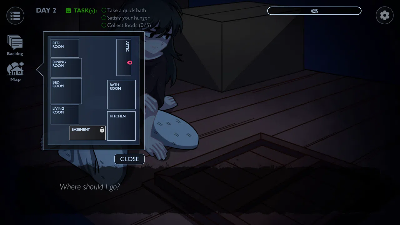 Girl in the Attic Screenshot 1