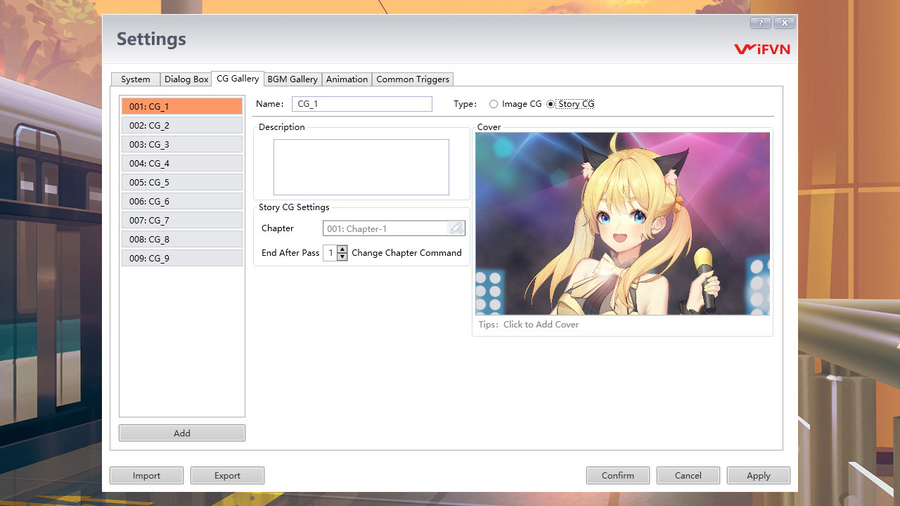 iF Visual Novel Game Maker Screenshot 6
