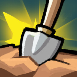 Digging through the earth icon