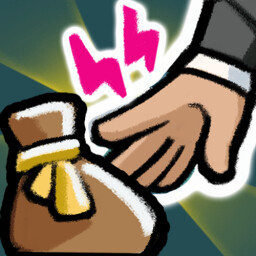 Picking someone's pocket while walking by icon