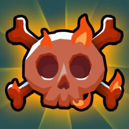 Trying to swim in a sea of fire icon