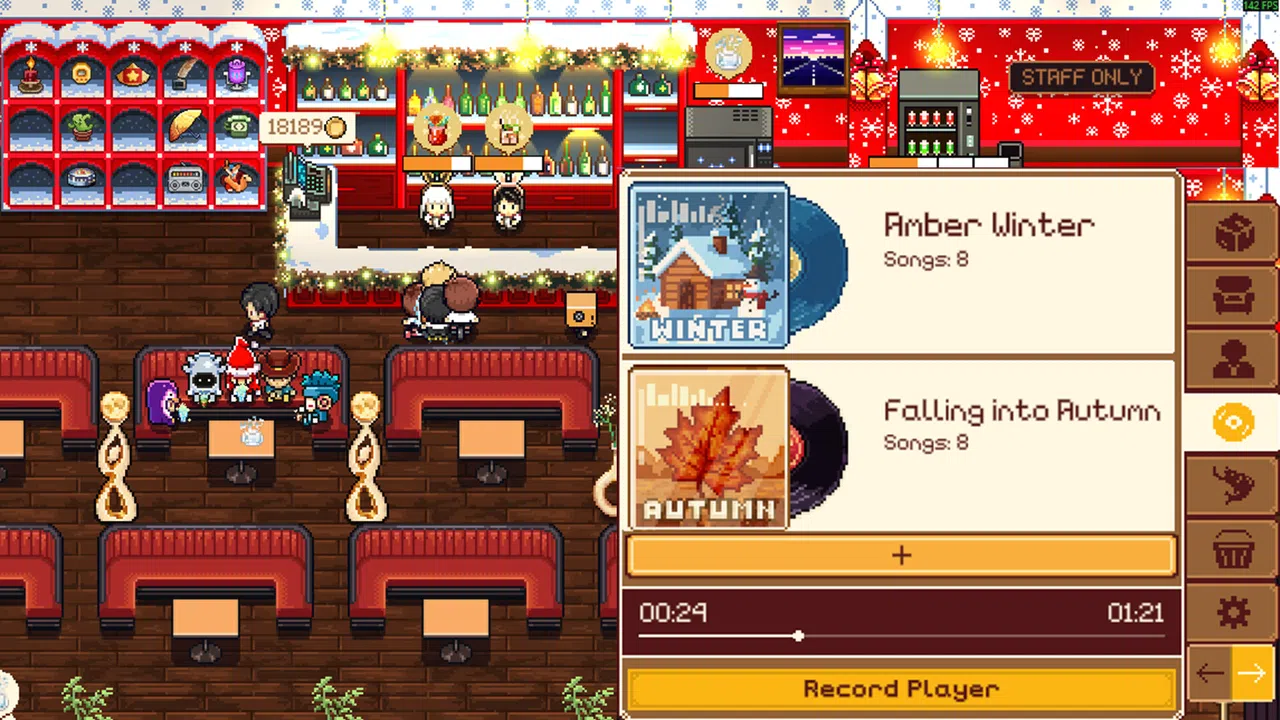 Lakeside Bar - Amber Snowfall - Soundtrack DLC Screenshot 0