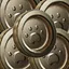 Swimming cash icon