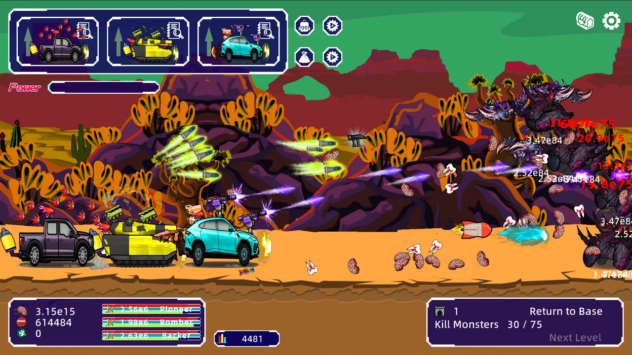 Bomb Vehicle The Idle Clicker - Game Speed Shifter Screenshot 2