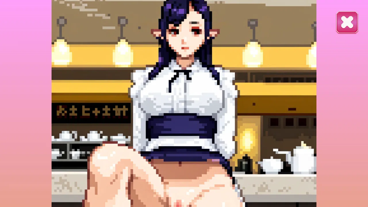 Sexy Elf - Pixel Maid Cafe DLC Screenshot 1