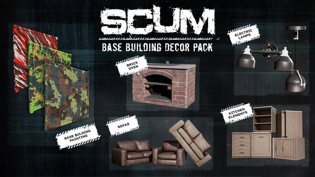 SCUM Base Building Decor Pack Screenshot 0