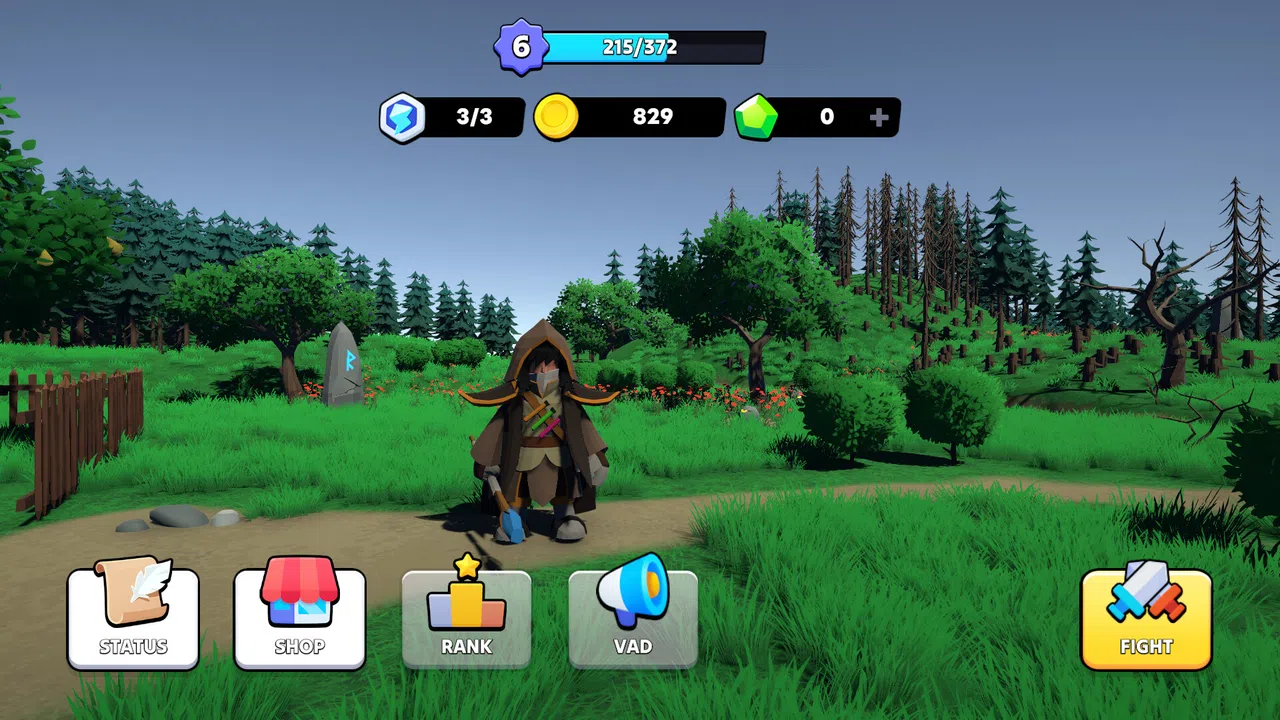 Wordcaster - 2,000 Gem Screenshot 1