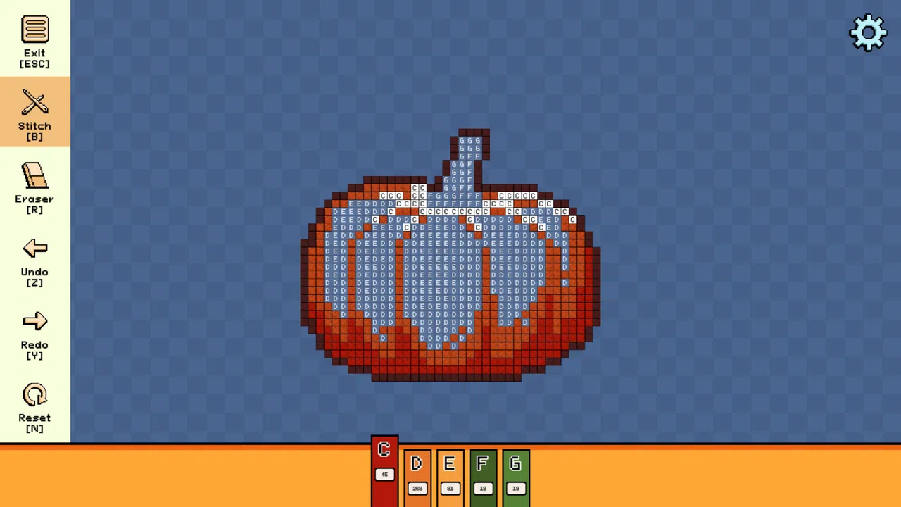 Pixel Cross Stitch - Autumn Miniatures Pack Screenshot 3
