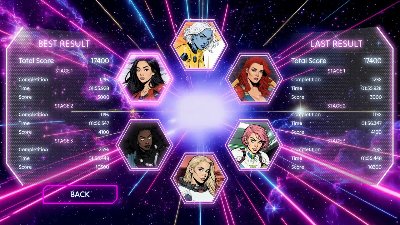 Star Panic: Cosmic Queens Screenshot 1