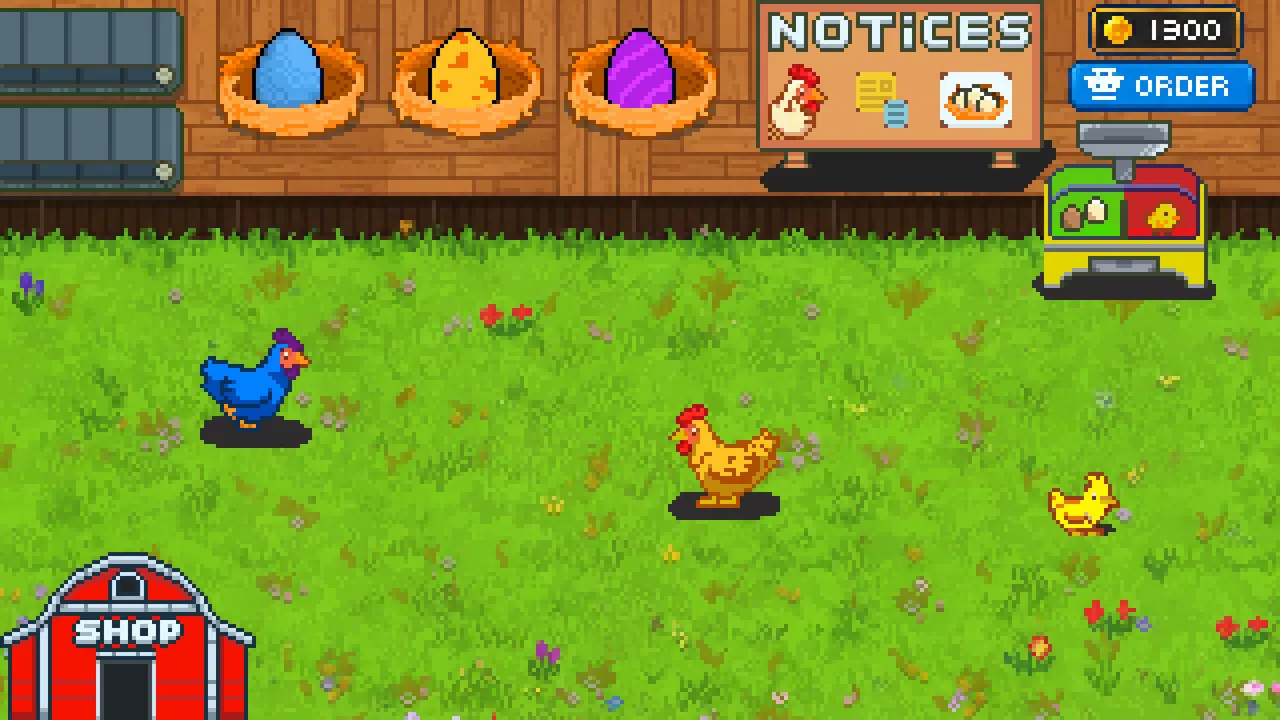Rainbow Chickens Screenshot 1