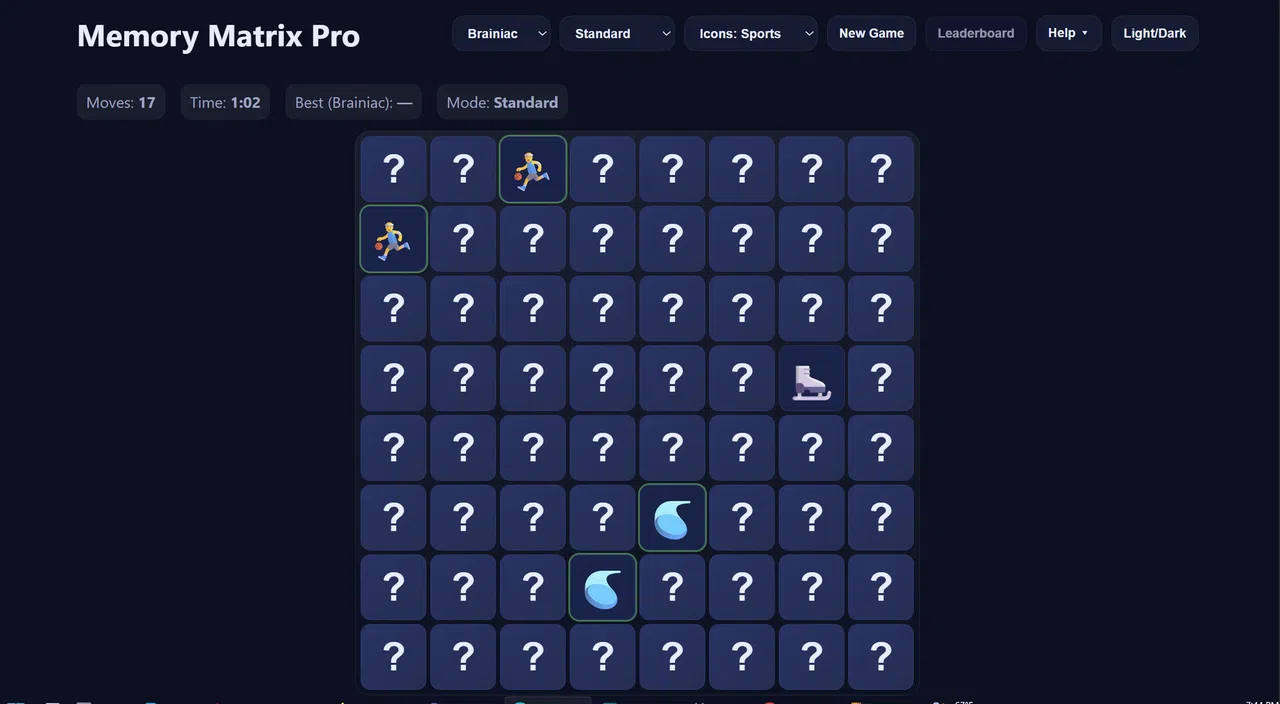Memory Matrix Pro Screenshot 4