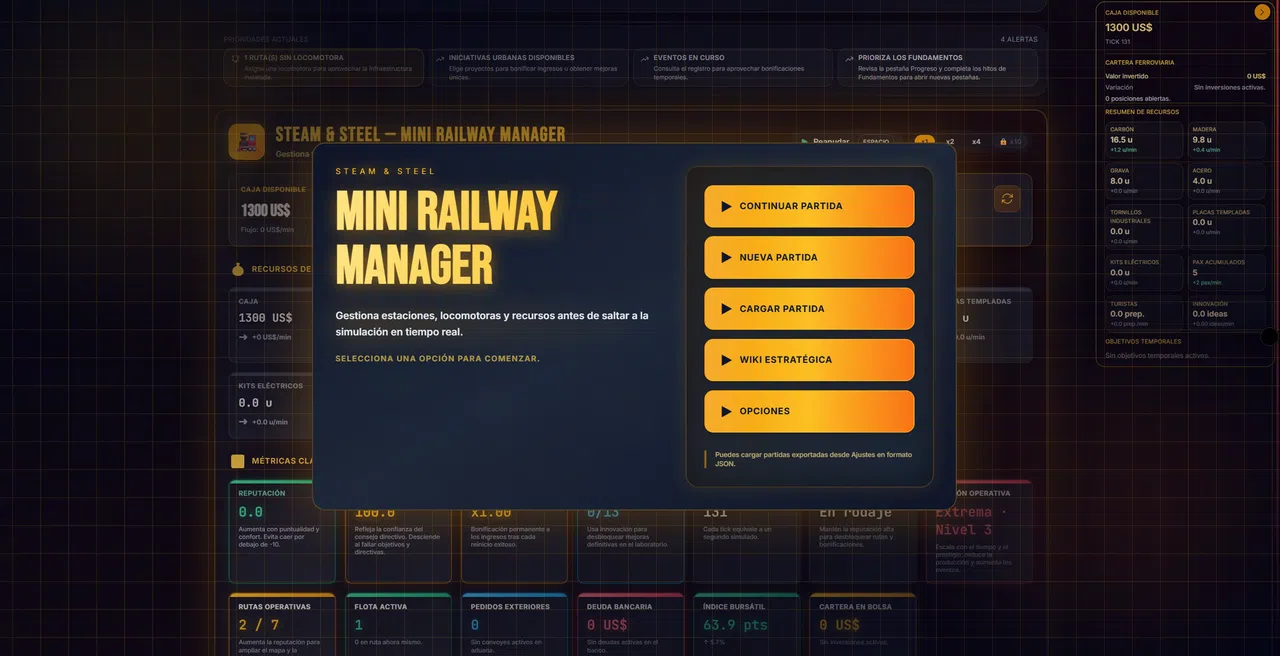 Steam & Steel Railway Tycoon Screenshot 0