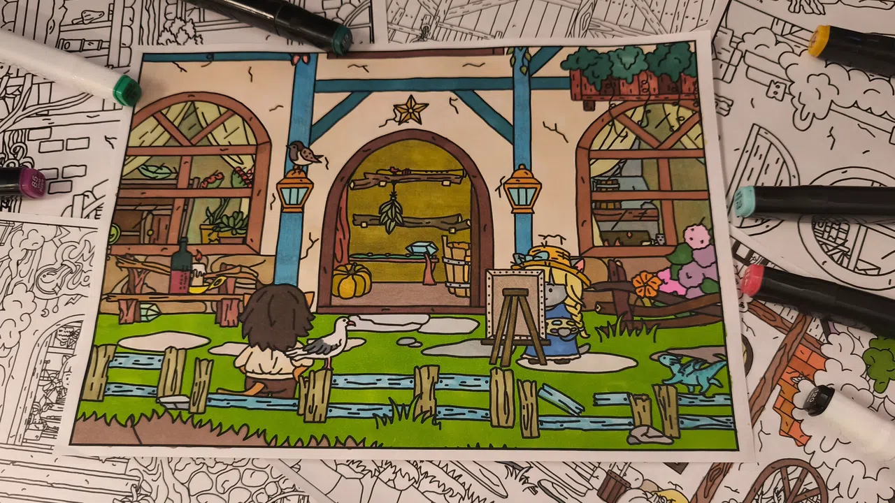 FIND ALL 9: Fantasy - Coloring Book Screenshot 9