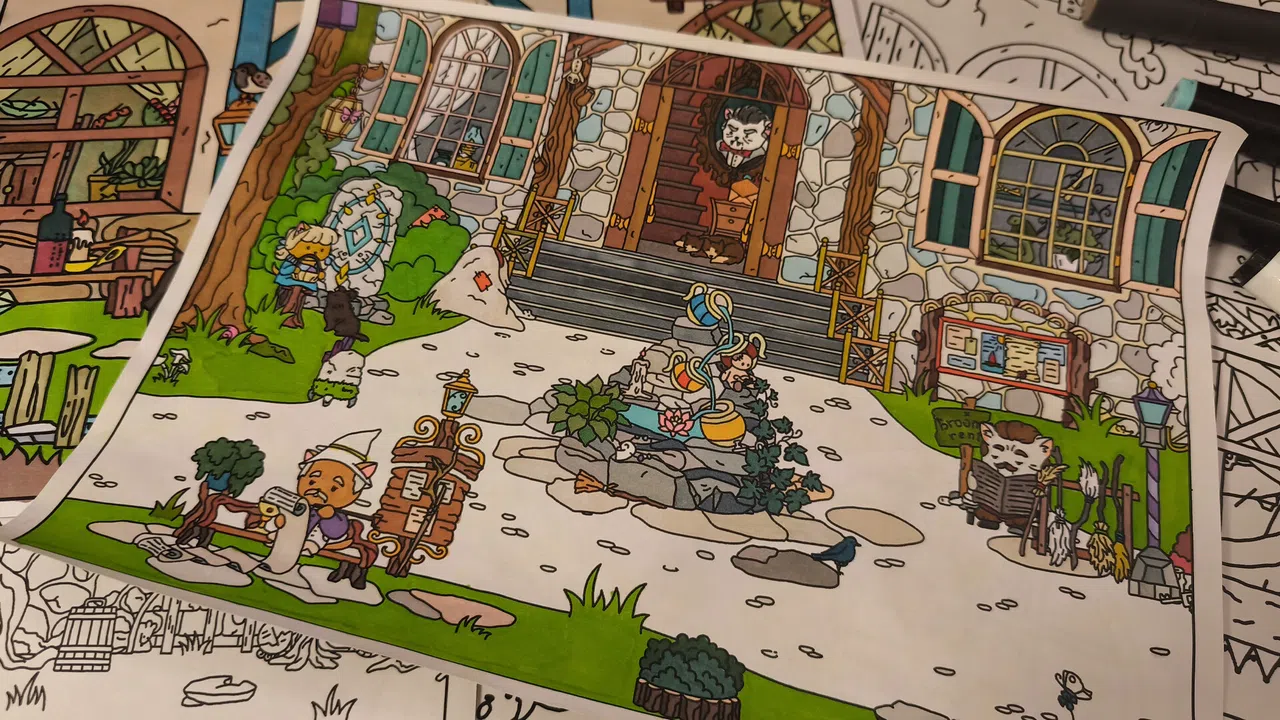 FIND ALL 9: Fantasy - Coloring Book Screenshot 3