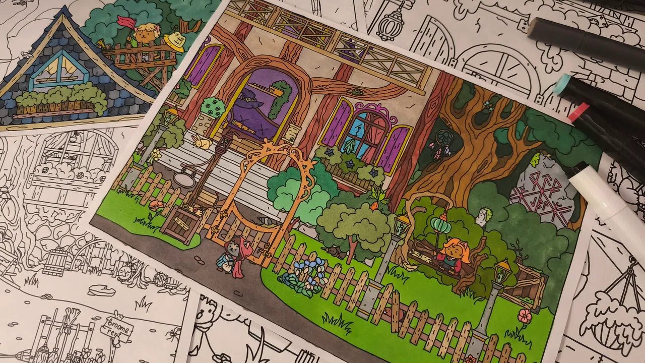 FIND ALL 9: Fantasy - Coloring Book Screenshot 7