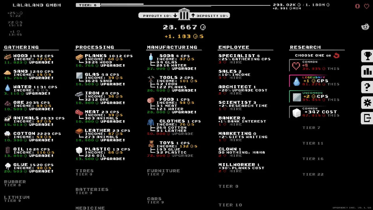 Upgrade! Inc. Screenshot 3