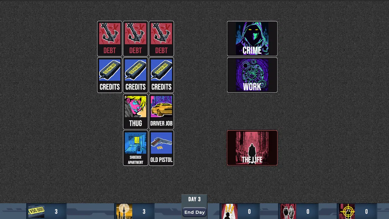 MafiaPunk: A Card Sim Screenshot 1