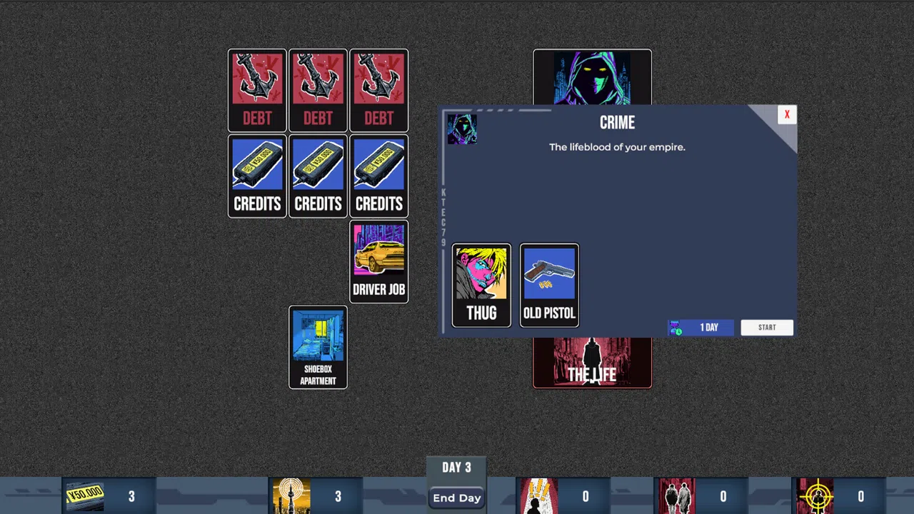 MafiaPunk: A Card Sim Screenshot 2