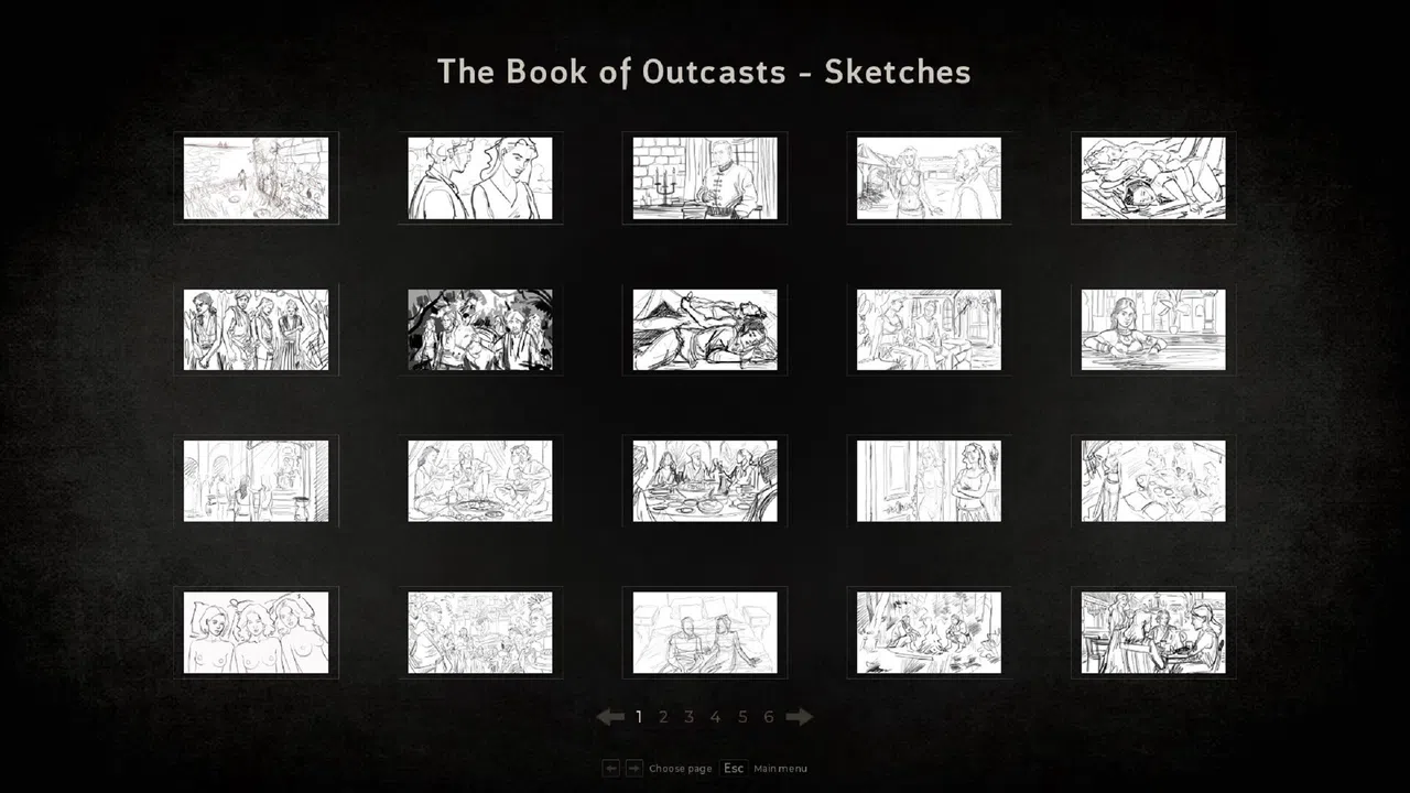 The Book of Outcasts - Sketches Screenshot 3