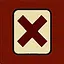 Busted icon