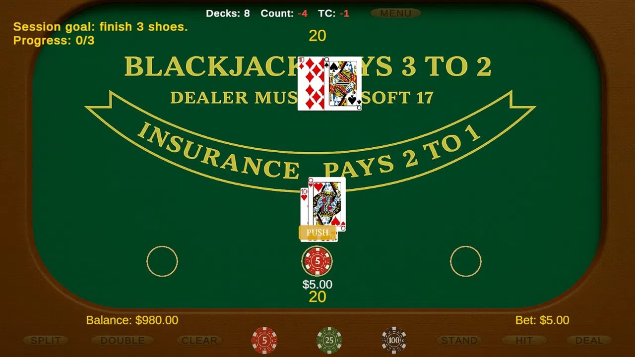 Classic Blackjack Screenshot 1