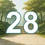 28 level completed icon