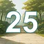 25 level completed icon