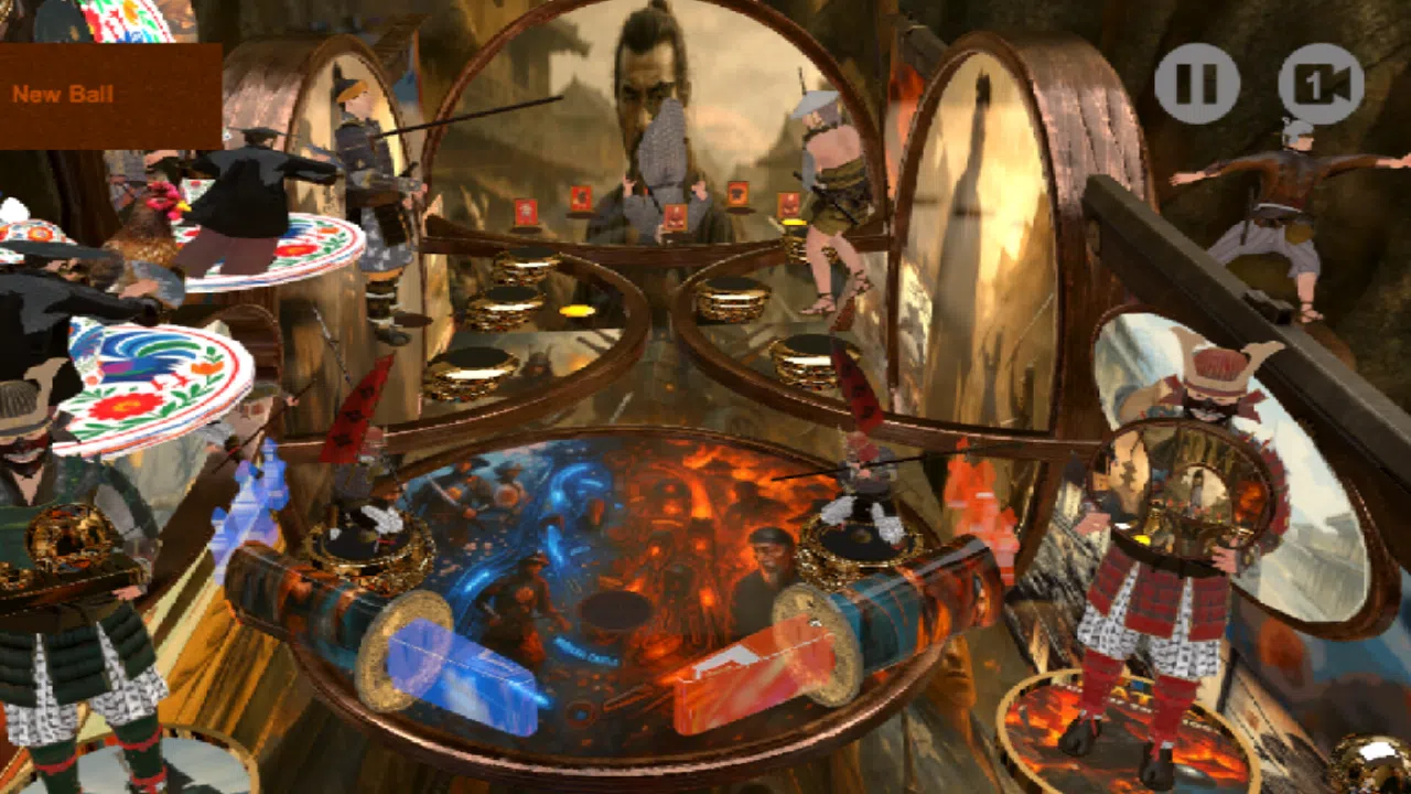 Samurai Battle Royale Pinball Screenshot 1
