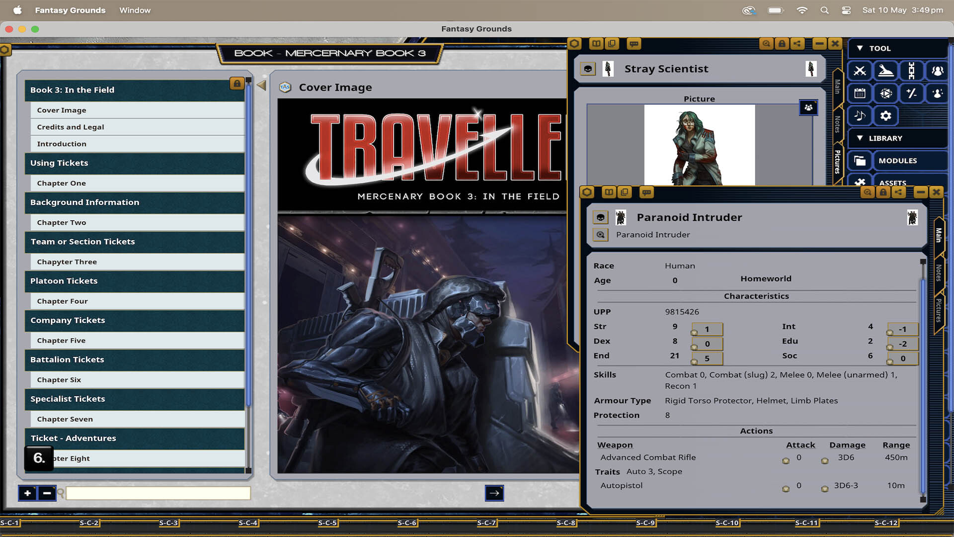 Fantasy Grounds - Traveller - Mercenary Screenshot 1