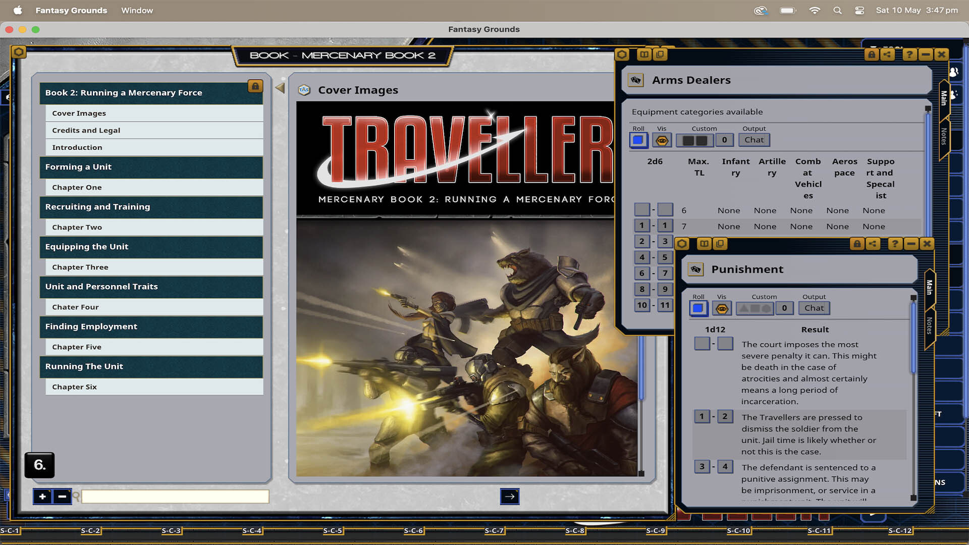 Fantasy Grounds - Traveller - Mercenary Screenshot 3