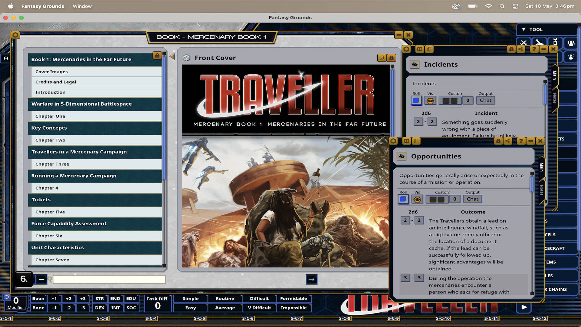 Fantasy Grounds - Traveller - Mercenary Screenshot 4