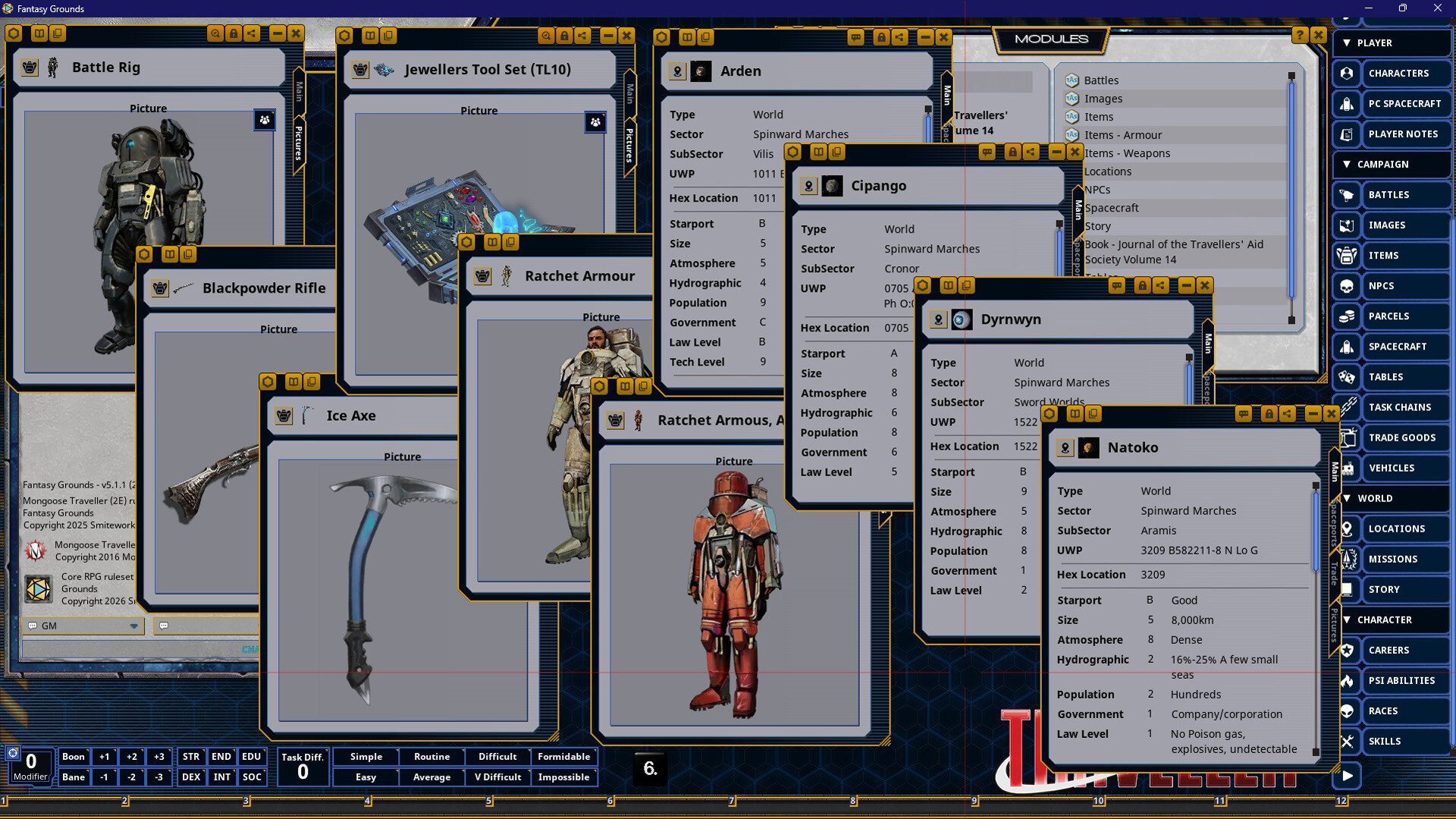 Fantasy Grounds - Traveller - Journal of the Travellers' Aid Society Volume 14 Screenshot 1