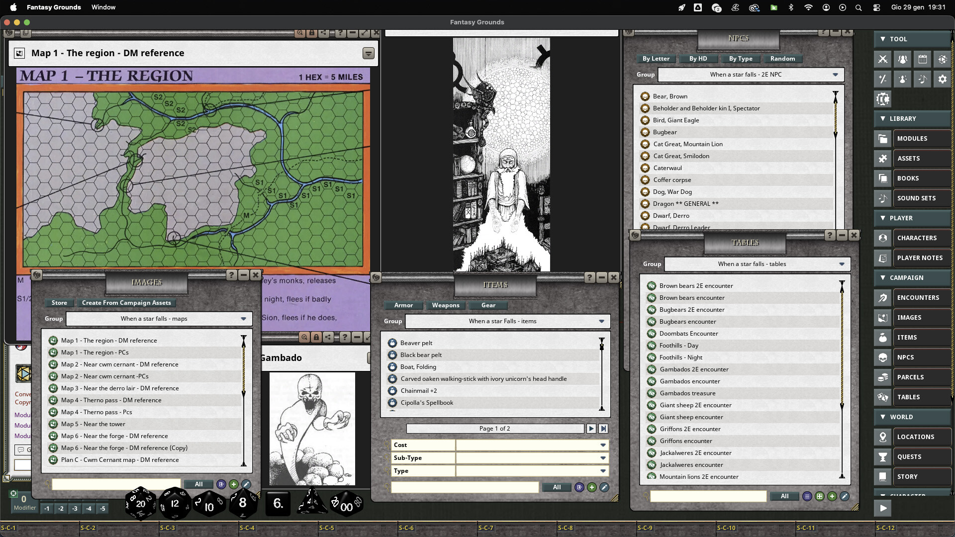 Fantasy Grounds - D&D Classics: UK4 When a Star Falls (1E) Screenshot 0