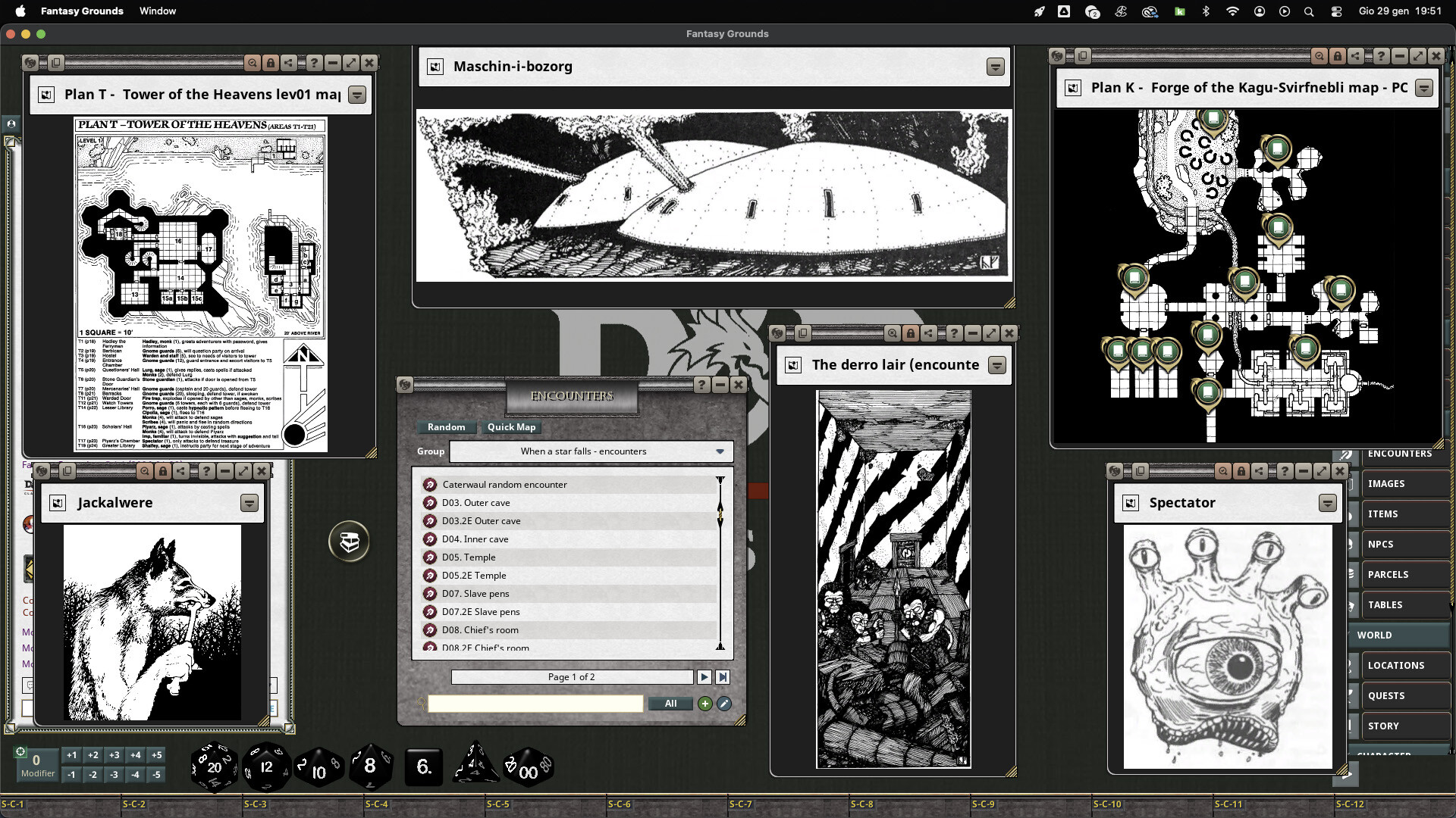 Fantasy Grounds - D&D Classics: UK4 When a Star Falls (1E) Screenshot 1
