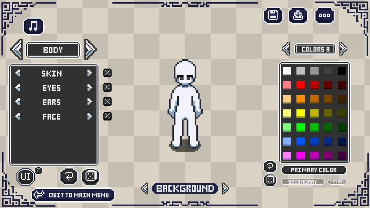 Just A Pixel Character Creator Screenshot 0