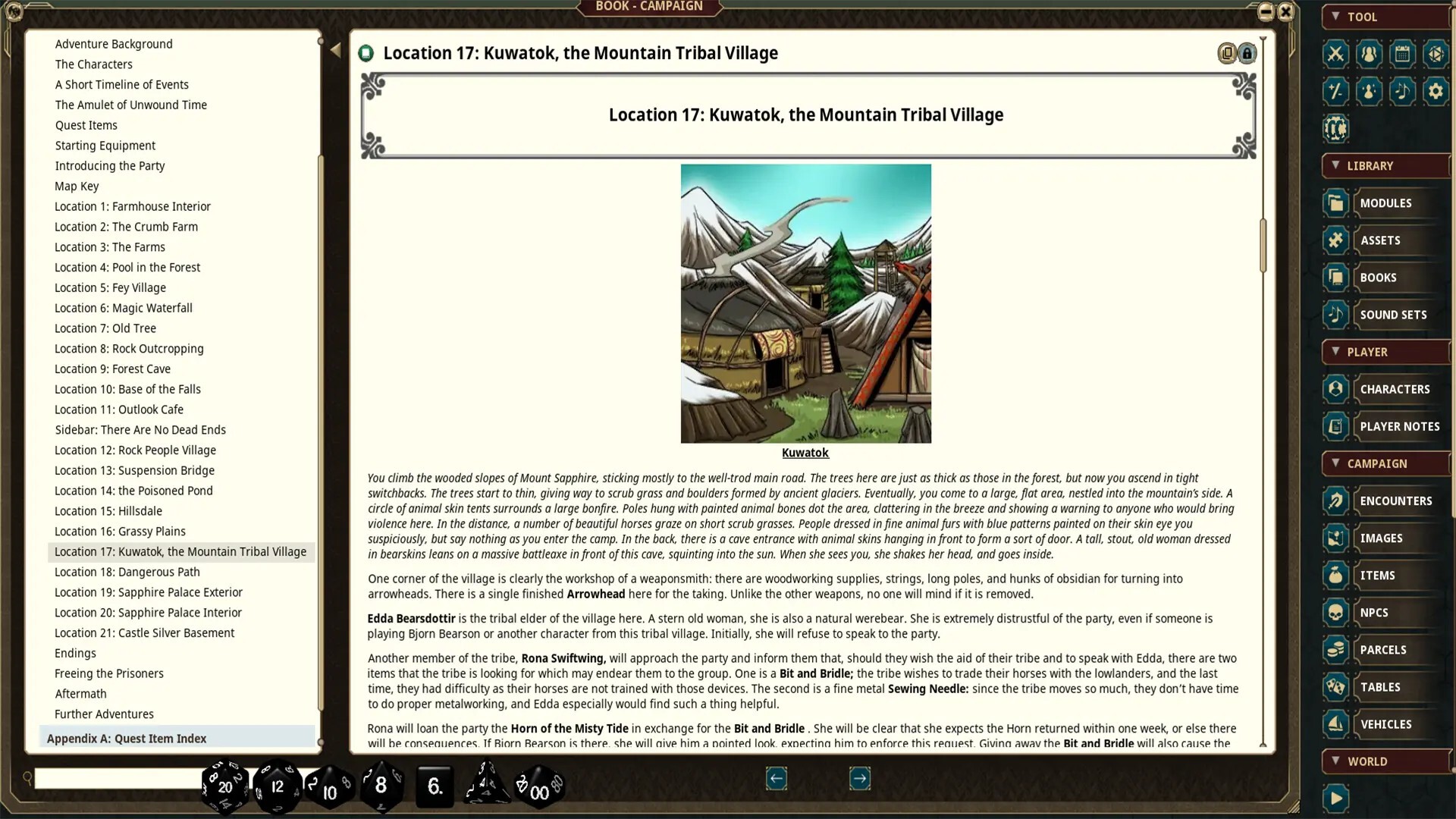 Fantasy Grounds - Heir & Back Again Screenshot 3