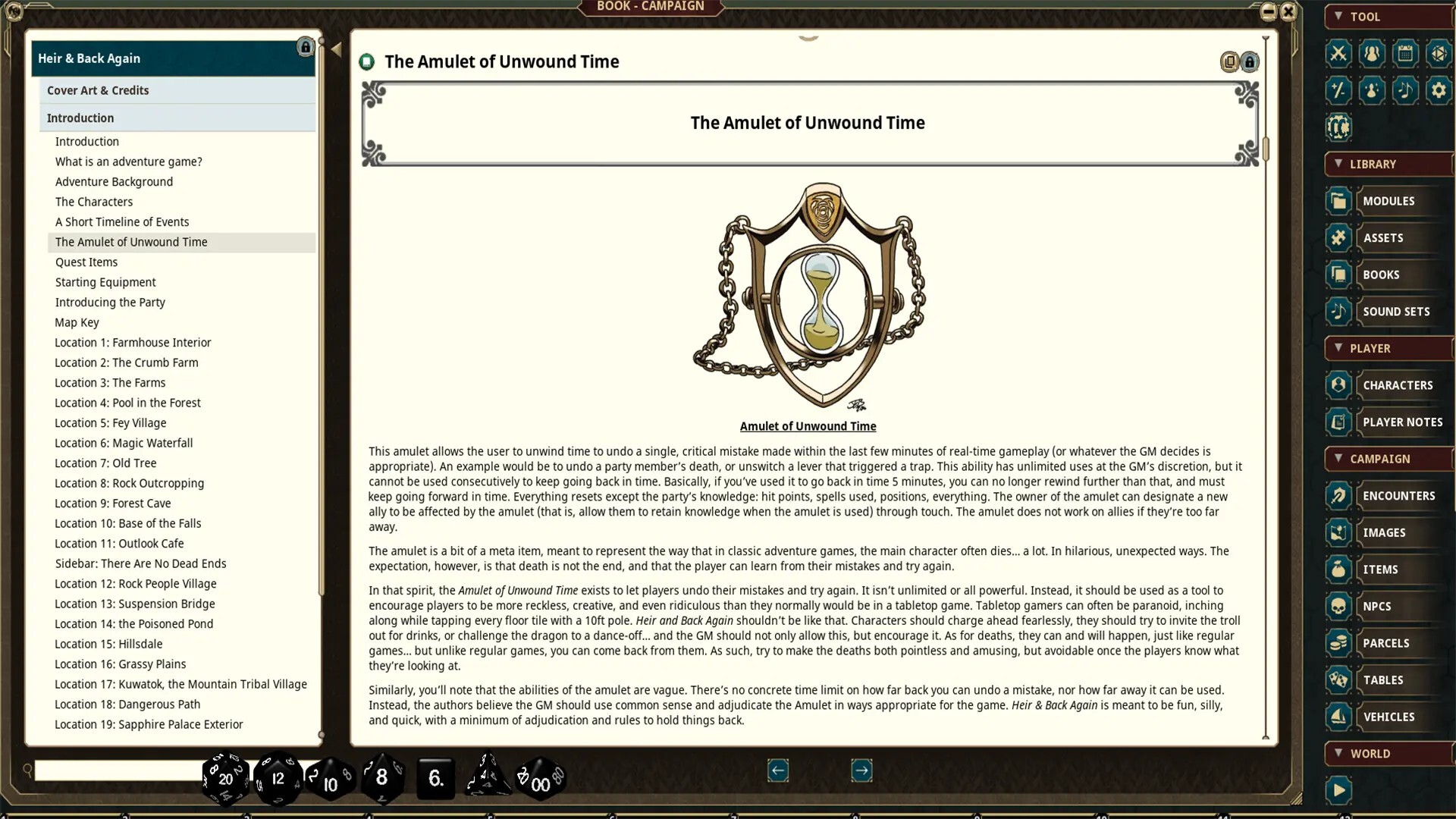 Fantasy Grounds - Heir & Back Again Screenshot 4