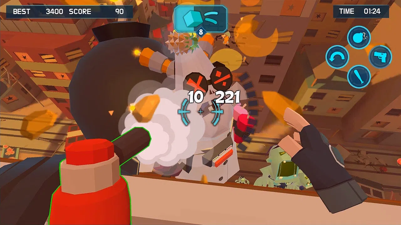 Throw Anything: Zombie Invaders Demo Screenshot 4