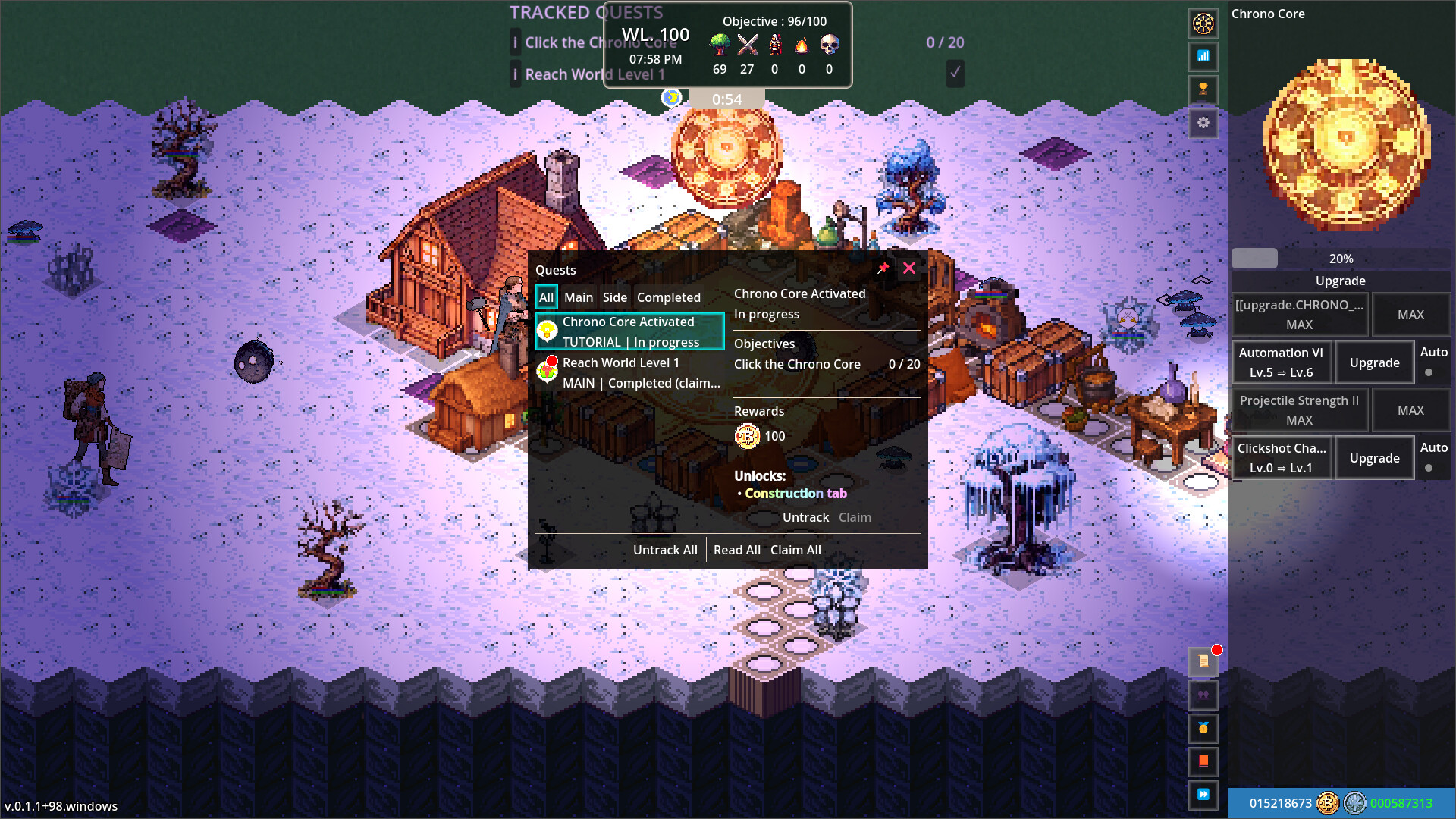 Chronominion Idler Screenshot 1