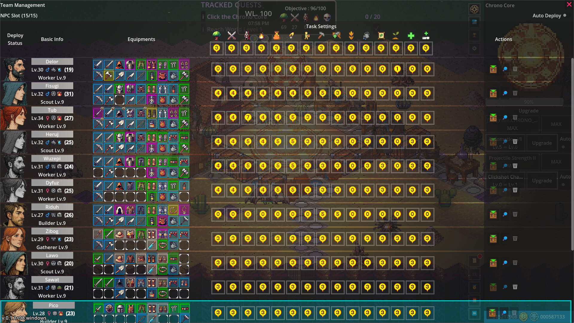 Chronominion Idler Screenshot 0