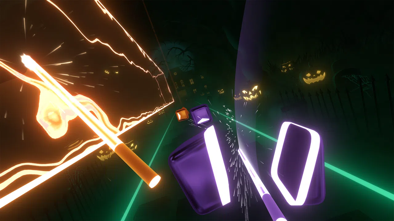 Beat Saber - Andrew Gold - Spooky Scary Skeletons – Undead Tombstone Remix Screenshot 0