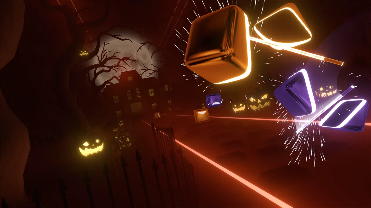 Beat Saber - Andrew Gold - Spooky Scary Skeletons – Undead Tombstone Remix Screenshot 2