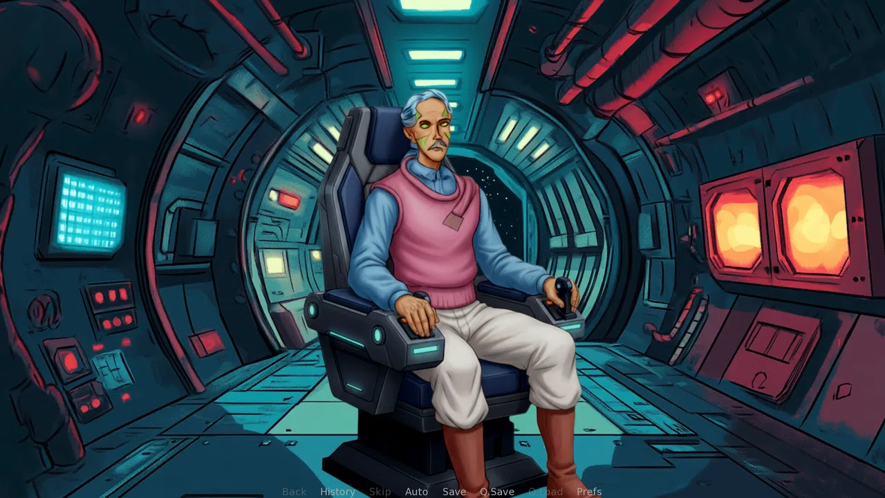 Space Novel: Forsaken Cargo Screenshot 0