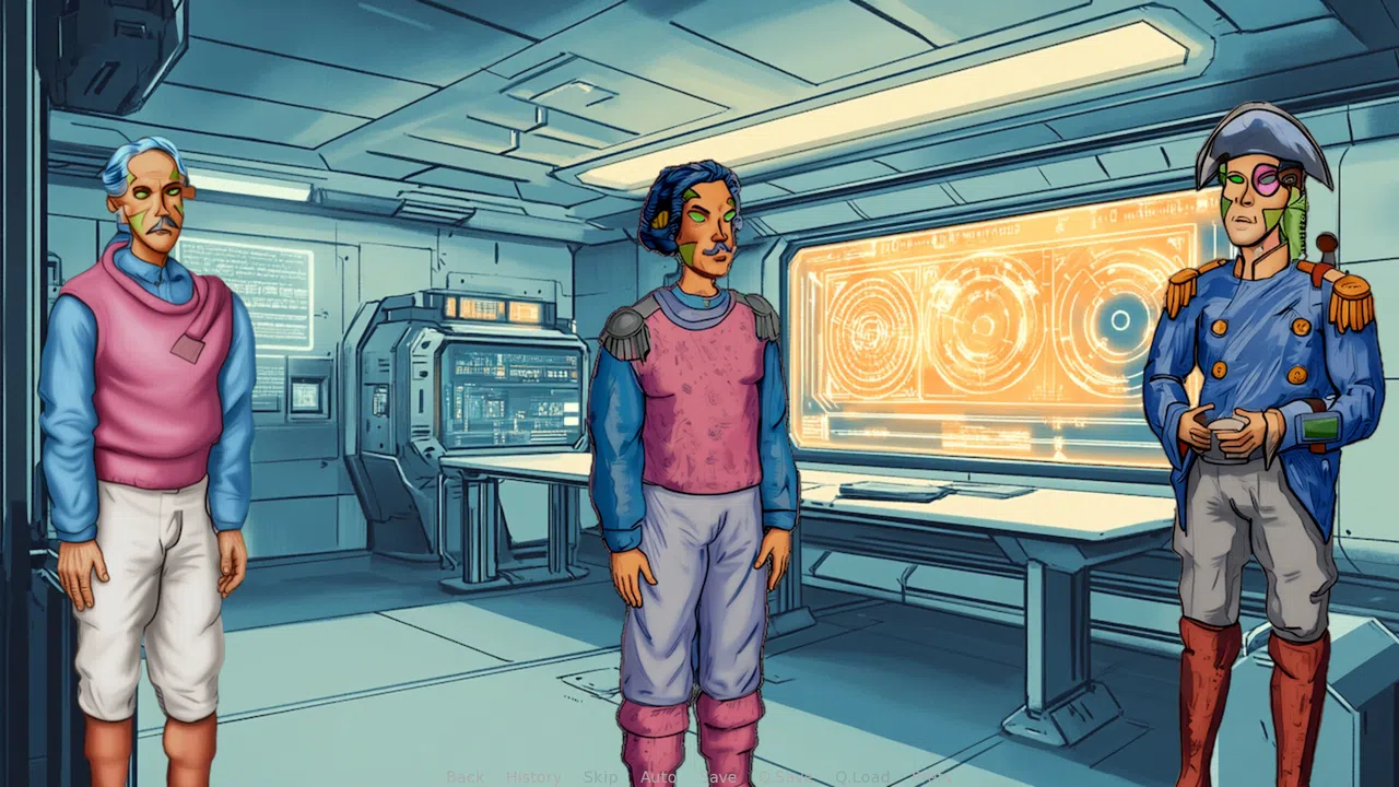 Space Novel: Forsaken Cargo Screenshot 1