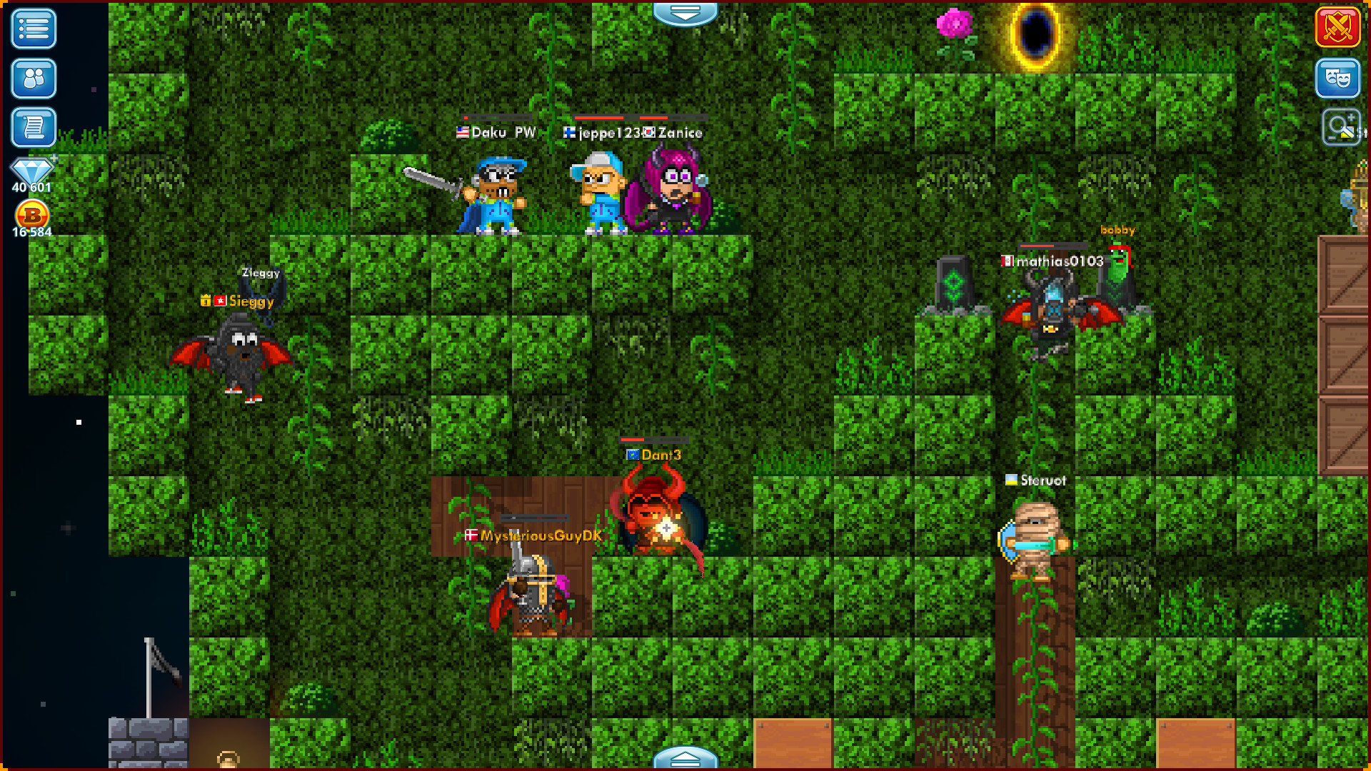 Pixel Worlds: MMO Sandbox Screenshot 1