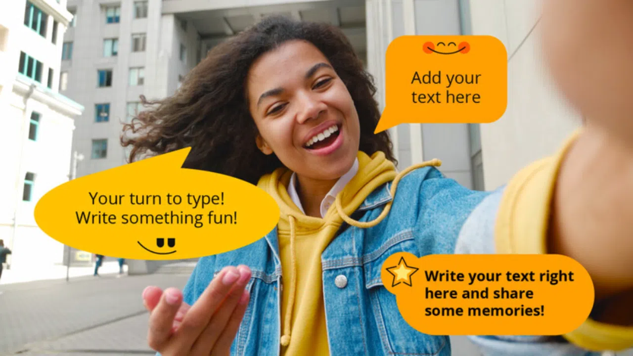 Movavi Video Editor 2026 - Emoji Speech Bubbles Pack Screenshot 0