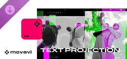 Movavi Video Suite 2026 Steam Edition - Text Projection Overlay Pack