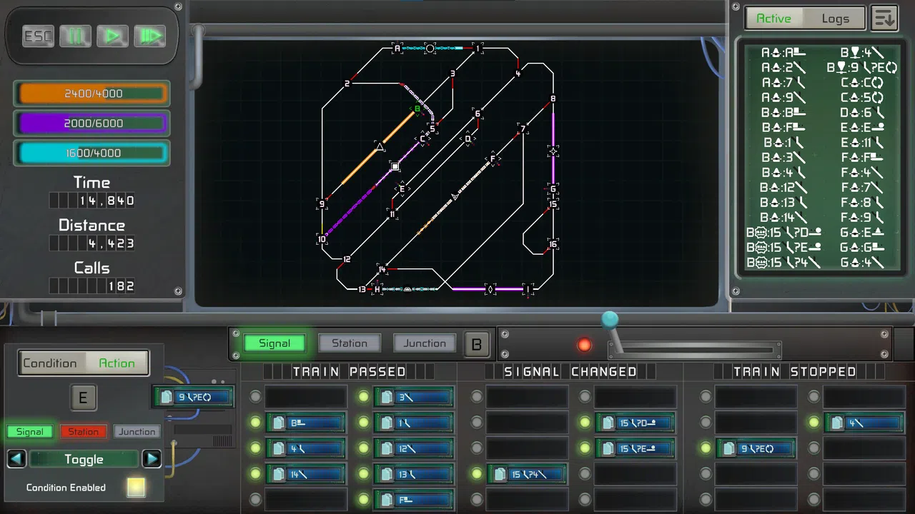 Train Reaction Demo Screenshot 2