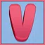 V icon